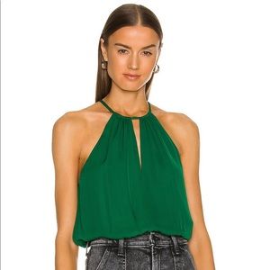 NWT Alice + Olivia Cohen Keyhole Blouse